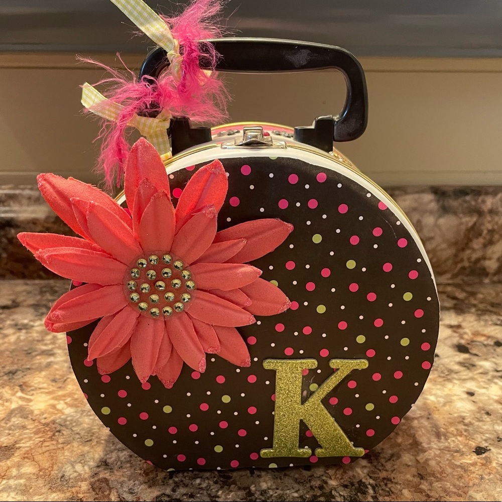 Cute “K” Metal Tin